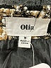 Olia 100% Polyester Houndstooth Brown Tan Formal Skirt Size M - photo 4