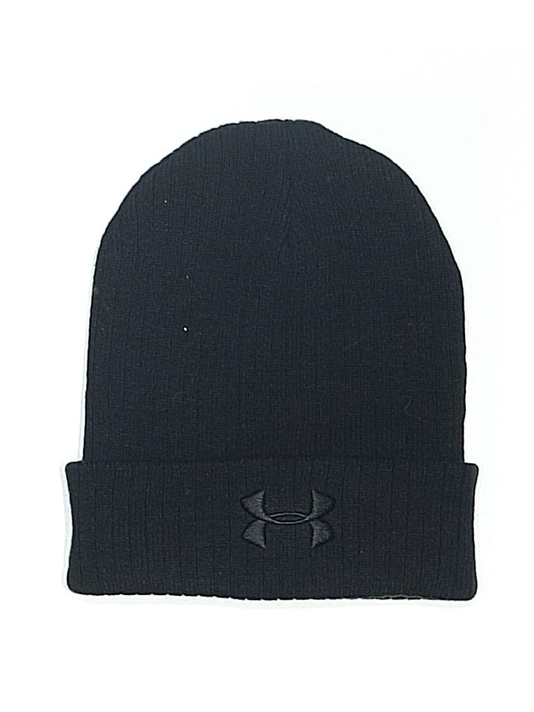 Pre-owned Under Armour Beanie Hat In Black