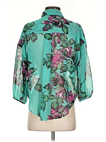 Lavender Brown 3/4 Sleeve Blouse (view 2)