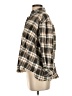 BDG 100% Cotton Plaid Brown 3/4 Sleeve Button-Down Shirt Size XS - photo 5