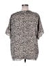 Haptics 100% Polyester Black Short Sleeve Blouse Size 1X - photo 2