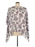 Lane Bryant 100% Polyester Gray 3/4 Sleeve Blouse Size 22 - photo 1