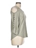 Absolutely Famous Gray 3/4 Sleeve Top Size L - photo 4
