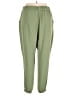 C'est La Vie 100% Polyester Solid Green Casual Pants Size XL - photo 2