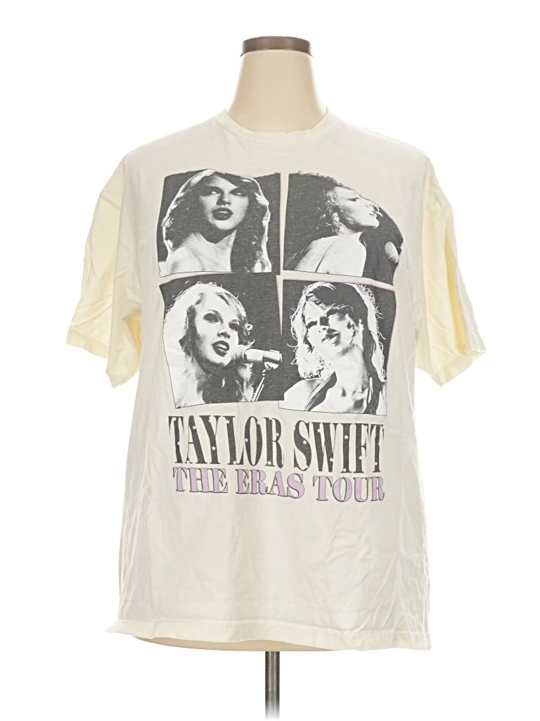 Pre-owned Taylor Swift Short Sleeve T-shirt In White
