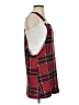 Assorted Brands Plaid Red Casual Dress Size S - photo 4