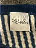 Madeleine Thompson Stripes Blue Silk Pullover Sweater Size M - photo 7