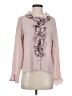 Zara Pink Long Sleeve Blouse Size S - photo 1