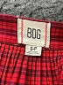 BDG Plaid Red Casual Skirt Size S - photo 4
