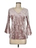 S. Levine Silver 3/4 Sleeve Top Size M (estimated) - photo 1