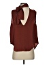 Tru Blu 100% Polyester Burgundy Sleeveless Blouse Size XS - photo 2