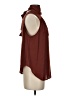 Tru Blu 100% Polyester Burgundy Sleeveless Blouse Size XS - photo 4