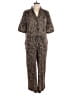Johnston & Murphy Animal Print Brown Black Jumpsuit Size L - photo 1