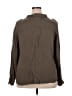 Torrid 100% Rayon Brown Long Sleeve Button-Down Shirt Size 3X Plus (3) - photo 2