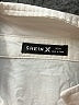 Shein 100% Cotton Ivory Long Sleeve Blouse Size M - photo 7