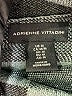 Adrienne Vittadini Checkered-gingham Black Poncho Size M - photo 7