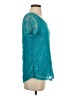 Leo & Nicole Teal Short Sleeve Top Size S - photo 4