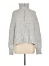 Sincerely Jules 100% Polyester Tweed Gray Turtleneck Sweater Size M - photo 1