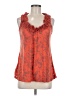 Testament Orange Sleeveless Blouse Size M - photo 1