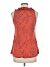 Testament Orange Sleeveless Blouse Size M - photo 2
