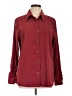 Chadwicks Burgundy Long Sleeve Button-Down Shirt Size 12 - photo 1