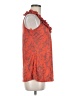 Testament Orange Sleeveless Blouse Size M - photo 4