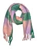 Assorted Brands 100% Polyester Plaid Purple Green Scarf One size - photo 1