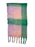Assorted Brands 100% Polyester Plaid Purple Green Scarf One size - photo 2