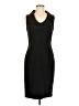 David Meister Solid Black Cocktail Dress Size 6 - photo 1