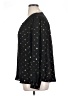 Faded Glory 100% Polyester Argyle Black Long Sleeve Blouse Size XL - photo 5