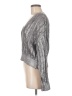 YFB 100% Cotton Metallic Silver Pullover Sweater Size M - photo 5