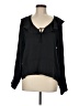 J.Crew Black Long Sleeve Blouse Size M - photo 1