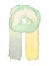 Calvin Klein 100% Rayon Green Yellow Scarf One size - photo 1