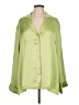 Pretty Lavish 100% Polyester Green Long Sleeve Blouse Size L - photo 1