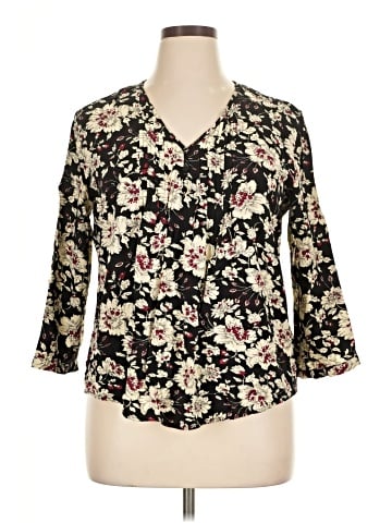 Fun2Fun 3/4 Sleeve Blouse (view 1)