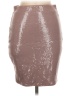 Nude Metallic Silver Casual Skirt Size M - photo 1