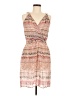 Dagmar Print Pink Tan Cocktail Dress Size EU 38 / US 8 - photo 1