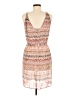 Dagmar Print Pink Tan Cocktail Dress Size EU 38 / US 8 - photo 2