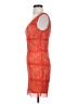 Bebe Orange Cocktail Dress Size S - photo 5