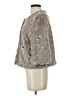 Collection Eighteen 100% Polyester Gray Tan Faux Fur Jacket Size S - photo 5