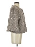 Collection Eighteen 100% Polyester Gray Tan Faux Fur Jacket Size S - photo 4
