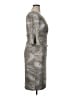 Connected Apparel Metallic Silver Cocktail Dress Size 14 (petite) - photo 4