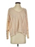 Ya Los Angeles Metallic Tan Pullover Sweater Size S - photo 1