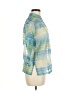 Notations Stripes Blue 3/4 Sleeve Blouse Size M - photo 4