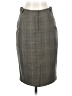 H&M Plaid Gray Formal Skirt Size 4 - photo 1