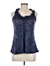 Testament Blue Sleeveless Blouse Size M - photo 1