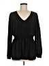 Torrid 100% Polyester Black Long Sleeve Blouse Size Med Plus (00) - photo 1