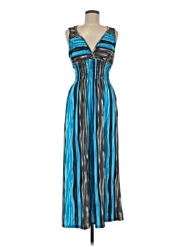 chinese dress ladies Women's Elegant V-Neck High Waisted Tie Loose Long Split Maxi Dress – Anna -Kaci main image 1