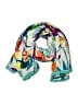 Echo 100% Viscose Tropical Teal Blue Scarf One size - photo 1