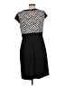 Studio One Chevron-herringbone Black Cocktail Dress Size 12 - photo 5